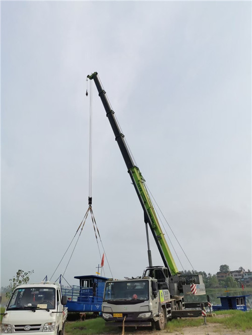 左云县桥梁建设吊装案例